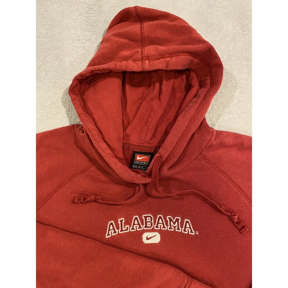 Boys Nike Alabama Crimson Tide Hoodie Sweatshirt Vintage Center Check‎ L(12-14)